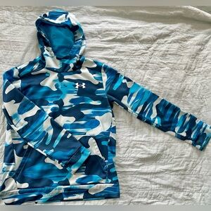 Boy Under Amour Blue Storm hoodie